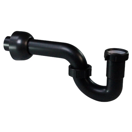 Westbrass Decorative Styrene P-Trap, Oil Rubbed Bronze D401-PF-12